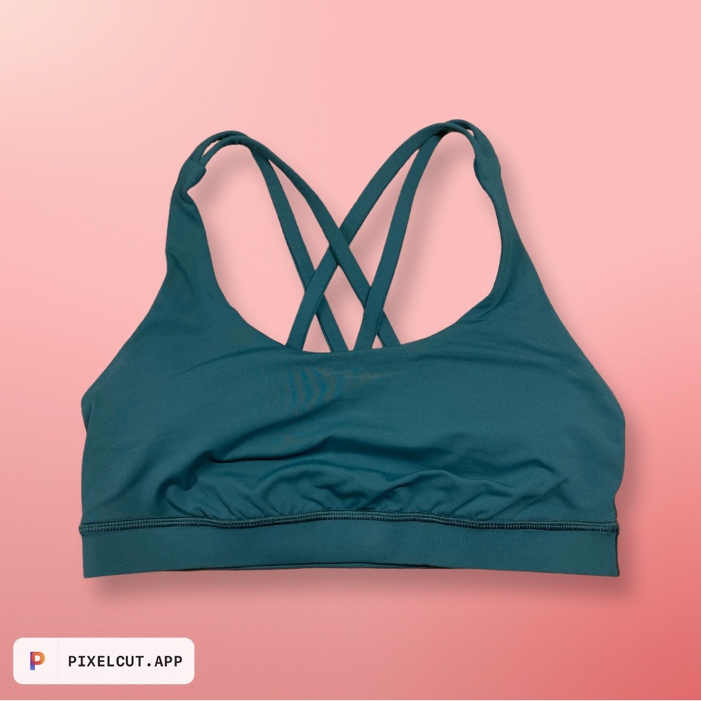 LULULEMON energy bra SIZE 6  *Medium support, B-D cups. LIKE NEW. RARE COLOR